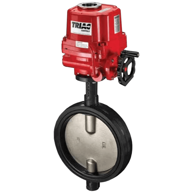 A-T Controls Automated Butterfly Valve, Resilient Seated
